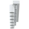 vidaXL Ceiling Spotlight White 73 x 6.5 x 11.5 cm Metal