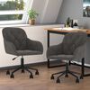 vidaXL Dining Chair 2 pcs Dark Grey 55 x 59.5 x 77 cm Velvet