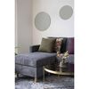 House Nordic Round Mirror Daisy Brass