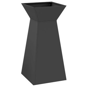 vidaXL Pillar Planter Black 35 x 35 x 73 cm