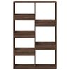 vidaXL Bookcase Brown Oak 100x33x155.5 cm Engineered Wood