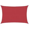 vidaXL Sunshade Sail 160 g/m&sup2; Red 4x5 m HDPE