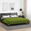 vidaXL Summer Duvet Green and Anthracite 220 x 240 cm Microfiber