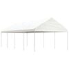 vidaXL Gazebo with Roof White 8.92x4.08x3.22 m Polyethylene