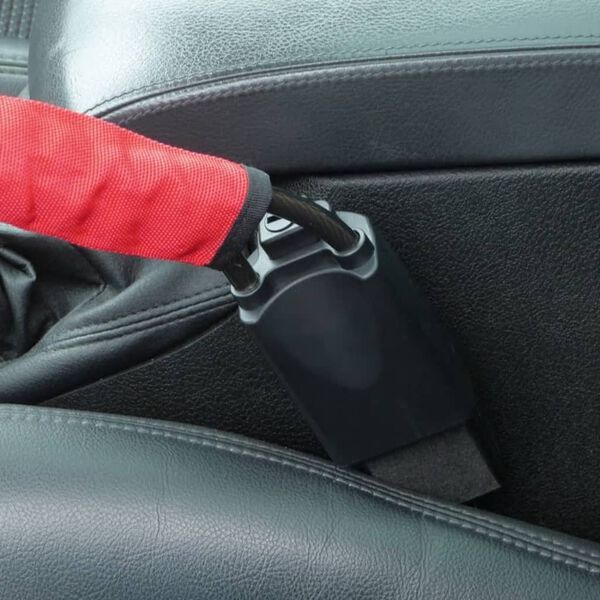 Carpoint Steering Wheel Belt-Lock Red