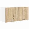 vidaXL Hanging Cabinet Sonoma Oak 80 x 31 x 40 cm Engineered Wood