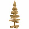 vidaXL Christmas Trees with Stand Brown 60 cm Solid pine wood