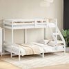vidaXL Bunk Bed without Mattress 90x200/140x200 cm White Solid Wood