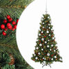 vidaXL Artificial Christmas Tree with Bauble 120 cm 150 LEDs