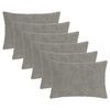 vidaXL Cushion Cover 6 pcs HEERLEN Light Grey 50 x 75 cm