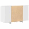 vidaXL Sideboard White 120 x 41 x 75 cm Engineered wood