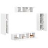 vidaXL TV Cabinet 5 pcs White