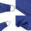 vidaXL Sunshade Sail 160 g/m&sup2; Square Blue 5x5 m HDPE