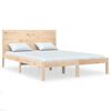 vidaXL Bed Frame without Mattress 140x190 cm Solid Wood Pine