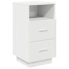 vidaXL Bedside Cabinets 2 pcs with 2 Drawers White 36x36x68 cm