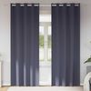 vidaXL Blackout Curtains with Rings 2 pcs Anthracite 260 x 140 cm