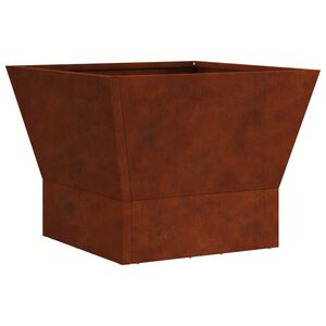 vidaXL Fire Pit Brown 40 x 40 x 35 cm Weathering Steel