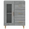 vidaXL Sideboard Grey Sonoma 69,5x34x90 cm Engineered Wood