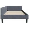 vidaXL Corner Bed Frame with Headboard Dark Grey 90 cm x 200 cm Velvet