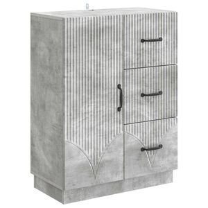 vidaXL Sideboard Concrete Grey 66 x 34.5 x 87 cm Engineered Wood