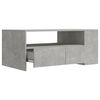 vidaXL Coffee Table Concrete Grey 102x55x42 cm Engineered Wood
