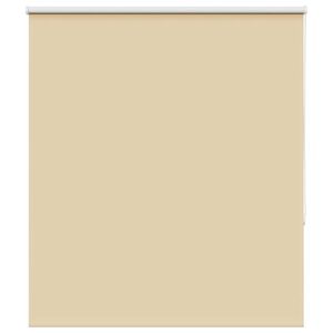vidaXL Roller Blind Blackout Beige 140x175 cm Fabric Width 136.6 cm Polyester