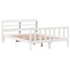 vidaXL Bed Frame without Mattress White 160x200 cm Solid Wood Pine