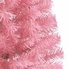 vidaXL Artificial Pre-lit Christmas Tree with 300 LEDs Pink 240 cm PVC