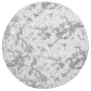 vidaXL Shaggy Rug High Pile NAVARRA Silver Grey 120x120 cm Polyester