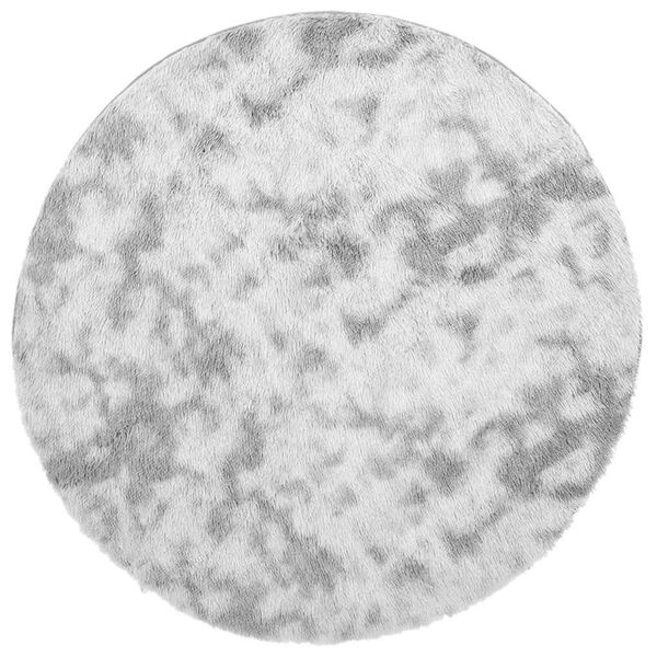 vidaXL Shaggy Rug High Pile NAVARRA Silver Grey 120x120 cm Polyester