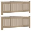 vidaXL Radiator Cover 2 pcs Sonoma Oak 205 x 20.5 x 81.5cm