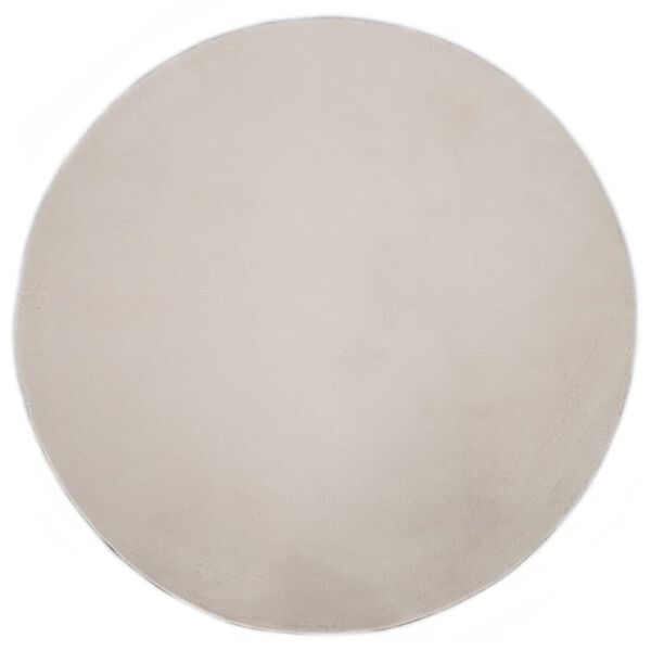 vidaXL Rug 80 cm Faux Rabbit Pelt Cream