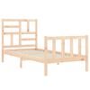 vidaXL Bed Frame without Mattress 100x200 cm Solid Wood Pine