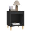 vidaXL Bedside Cabinets 2 pcs Black 40x35x50 cm