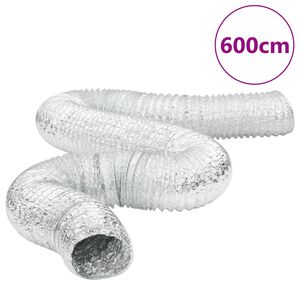 vidaXL Ventilation Duct Aluminium 6 m &Oslash;10 cm