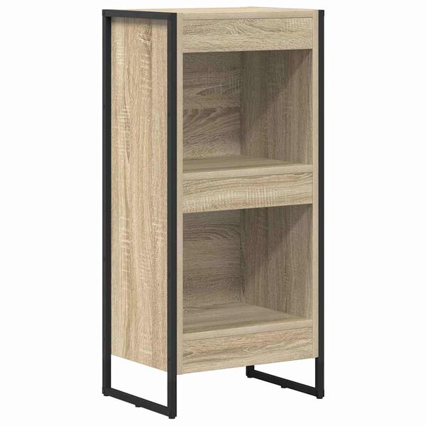 vidaXL Book Cabinet Sonoma 40 x 30 x 86.5 cm Engineered Wood