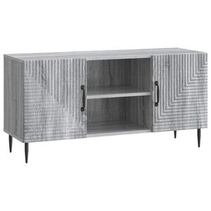 vidaXL TV Cabinet 102 x 34.5 x 50 cm Grey Sonoma