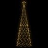 vidaXL Christmas Cone Tree Warm White 500 LEDs 100x300 cm