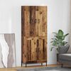 vidaXL Highboard Old Wood 69.5 x 34 x 180 cm Engineered Wood