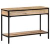 vidaXL Console Table 100x35x70 cm Solid Rough Wood Mango