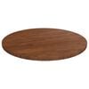 vidaXL Round Table Top Dark Brown &Oslash;40x1.5 cm Treated Solid Wood Oak
