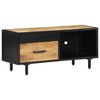 vidaXL TV Cabinet 90x30x40 cm Rough Mango Wood