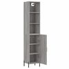 vidaXL Highboard Grey Sonoma 34.5x34x180 cm Engineered Wood