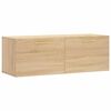 vidaXL Wall Cabinet Sonoma Oak 100x36.5x35 cm Engineered Wood