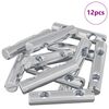 vidaXL Nut 12 pcs Zinc-coated 60 x 12 mm Iron