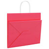 vidaXL Paper Bags 250 pcs with Handles Pink 32x22x28 cm
