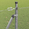 vidaXL Fence Post Silver 25 x 1 m (12 x 12 mm mesh) Steel