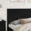 vidaXL Headboard Black Oak 200 cm Engineered Wood
