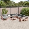 vidaXL 12 Piece Garden Sofa Set Solid Wood Douglas Fir