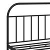 vidaXL Metal Bed Frame without Mattress with Footboard Black 183x213cm